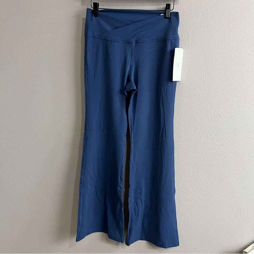 Colorfulkoala Women's Dreamlux high‎ waisted flare Leggings. SZ L color Titan.